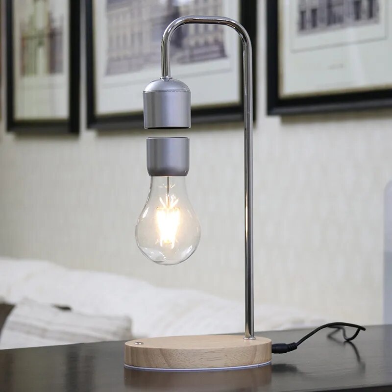 Magnetic Levitation LED Light Bulb Wireless