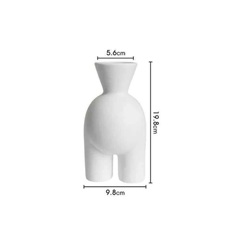 Minimal Ceramic Human Form Vases