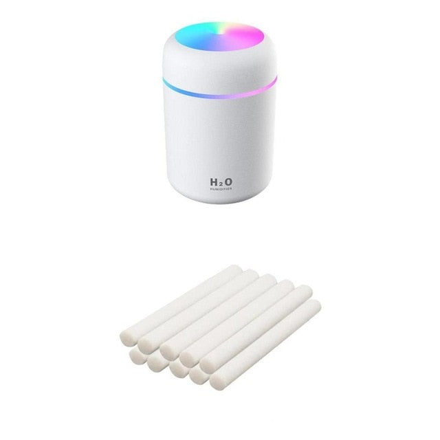 Portable 300ml Electric Air Humidifier Aroma Oil Diffuser