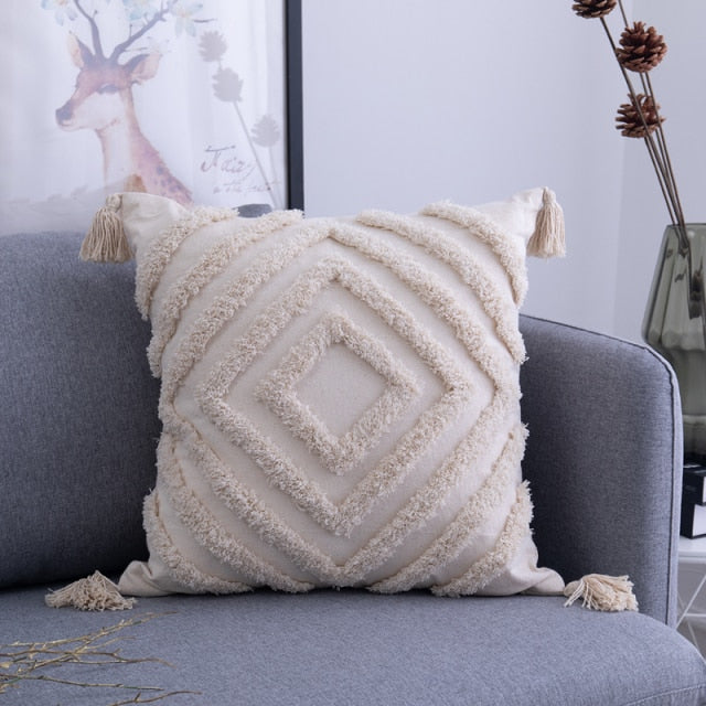 Tassels Cushion Cover